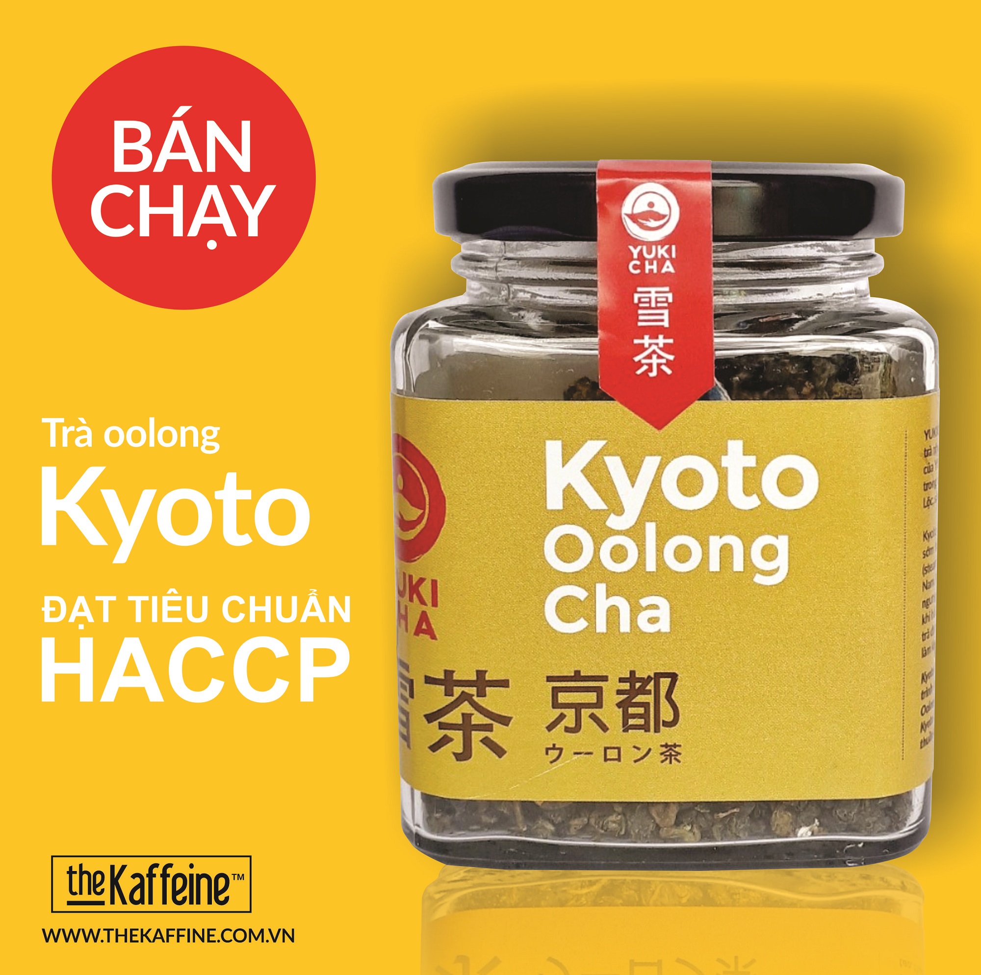 Trà oolong cao cấp kyoto 100g - trà olong thượng hạng the kaffeine