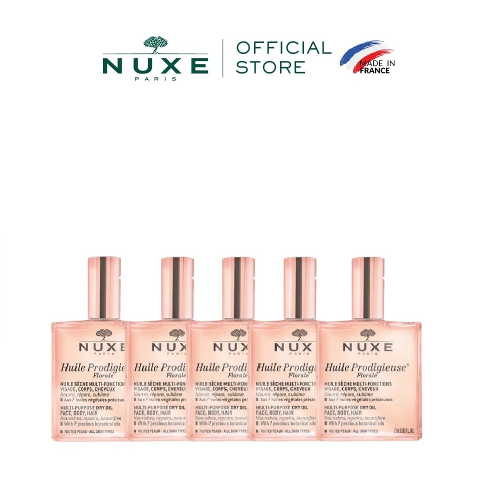 [ Quà tặng không bán - 5xHP2ml ] Dầu khô đa năng hương hoa Nuxe Huile Prodigieuse® Florale 2ml