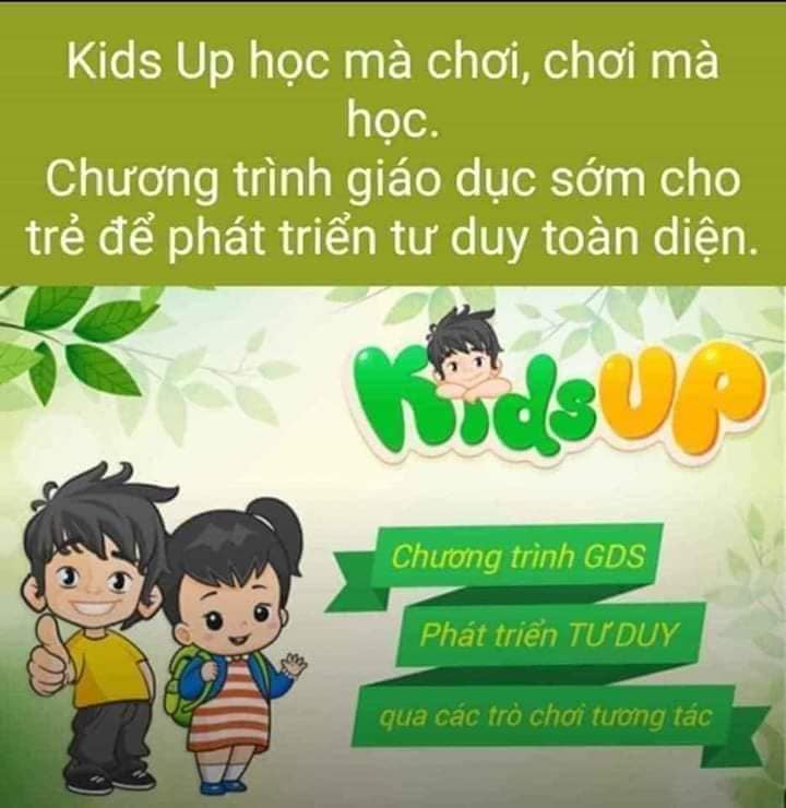 Thẻ học Kids Up cho trẻ từ 2- 7 tuổi (gói trọn đời + tặng bé quà trị giá 150.000)