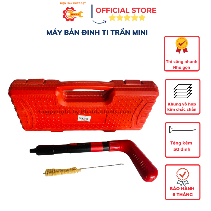 Máy bắn ty ren trần mini tok - bảo hành 6 tháng