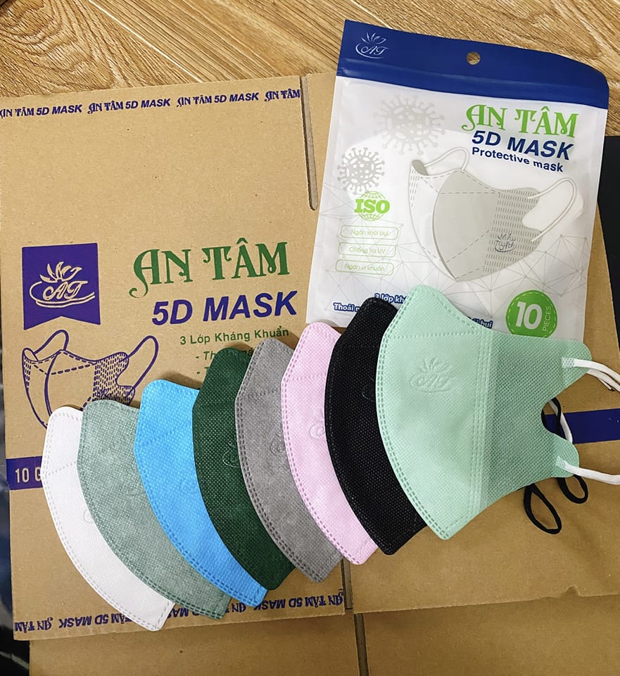   Tặng 10 cái  Combo 100 cái  1 thùng  khẩu trang An Tâm kháng khuẩn chống bụi tốt 