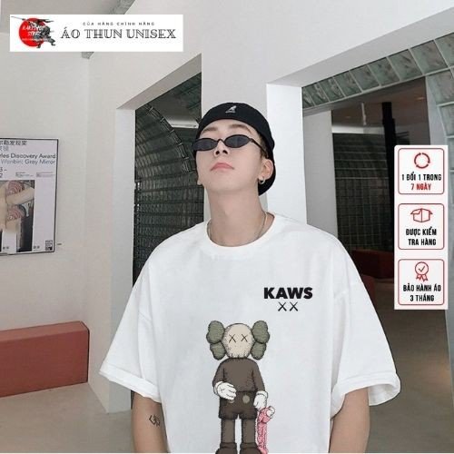 Áo thun tay lỡ Nam Nữ Unisex in hình Kows thời trang Hàn Quốc