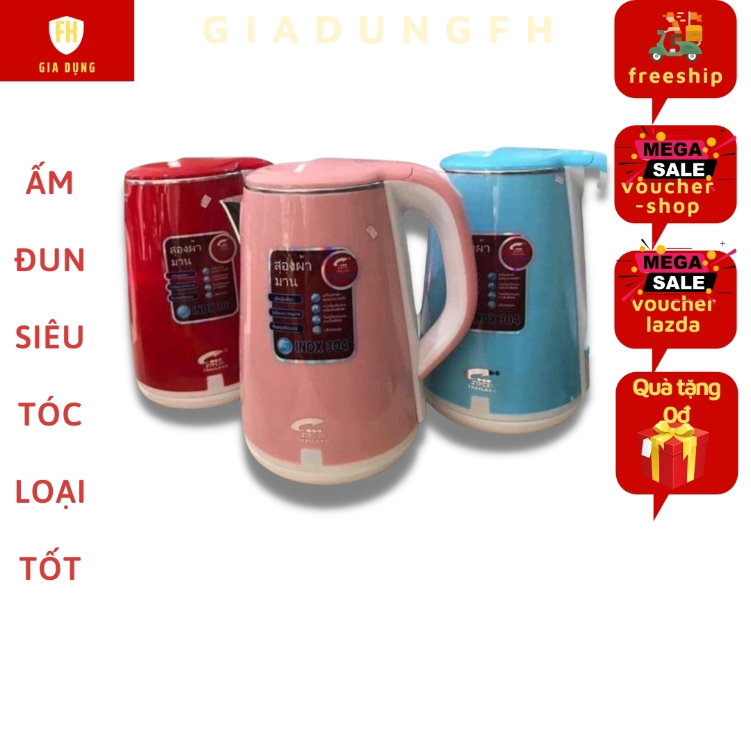 Ấm đun siêu tốc jiplai thái lan 2.5l