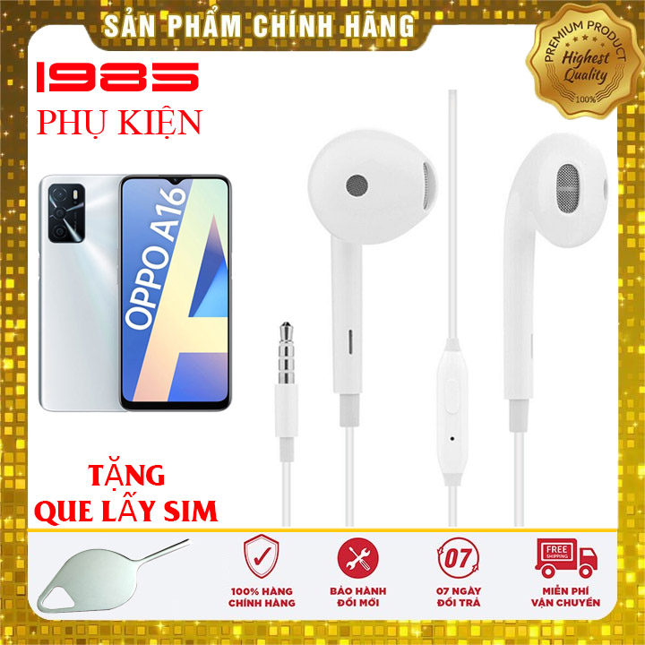 Tai Nghe Cho Oppo A16 Nghe Siêu Hay Chính Hãng