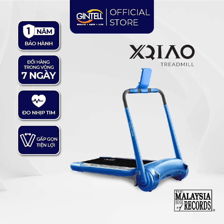 |GIÁ SỐC| Máy chạy bộ điện Gintell XQIAO Q1 đa năng - gấp gọn tại nhà | 1 Năm Bảo Hành Chính Hãng