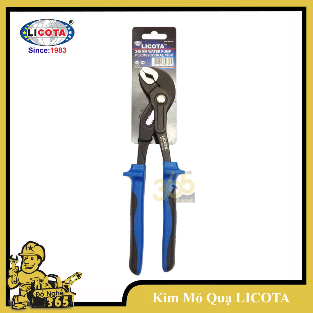 Kìm mỏ quạ cao cấp LICOTA , mở được nhiều kích thước bu lông bằng cách điều chỉnh ra vào phần đầu của kìm, chế tạo bằng thép CR-V, và được xử lý nhiệt đặc biệt nhằm gia tăng độ cứng cho kìm