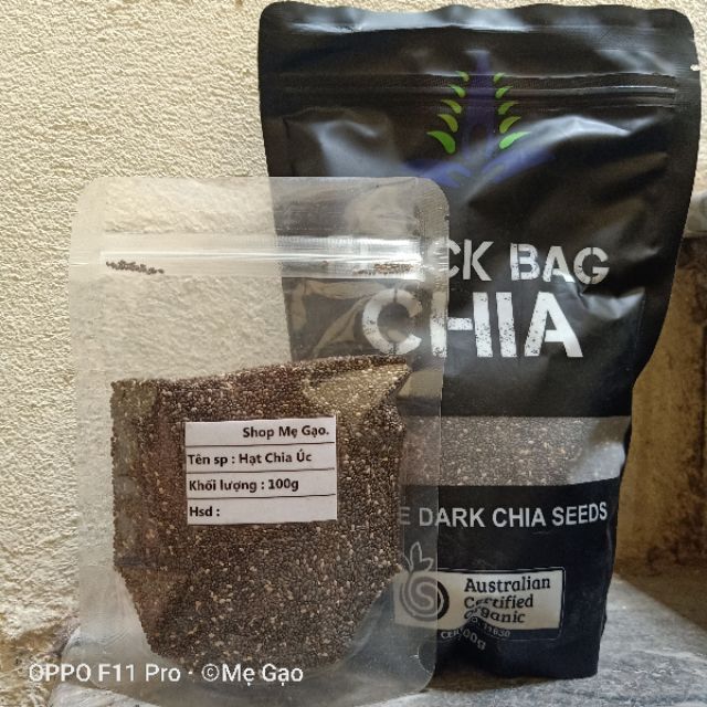 Hạt chia black bag úc 100g