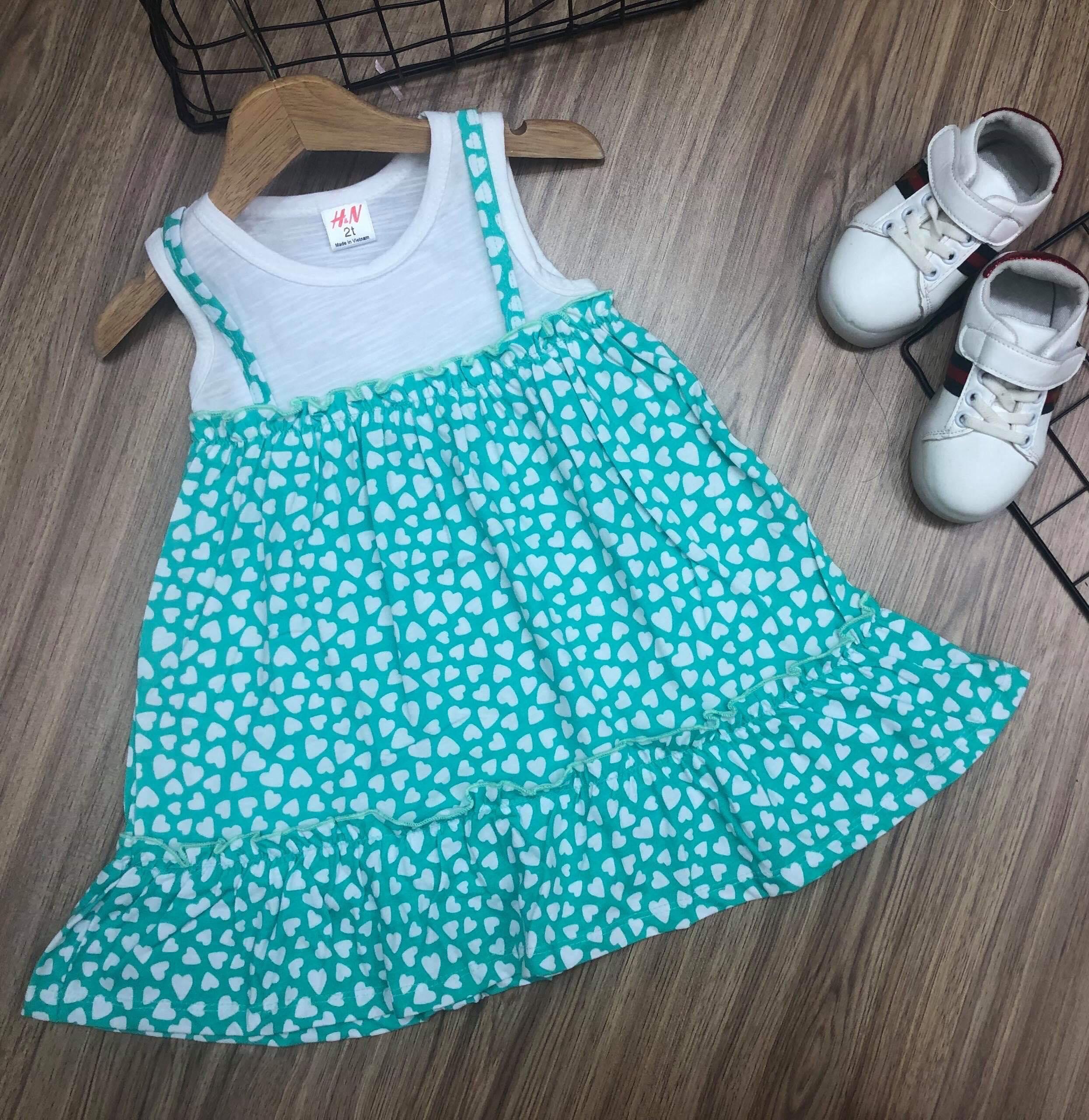 Đầm Cotton Xuân-Hè Siêu Cưng Cho Bé Gái 8-20Kg (Ảnh Thật)-Váy đẹp cho bé-Nhóm màu 1