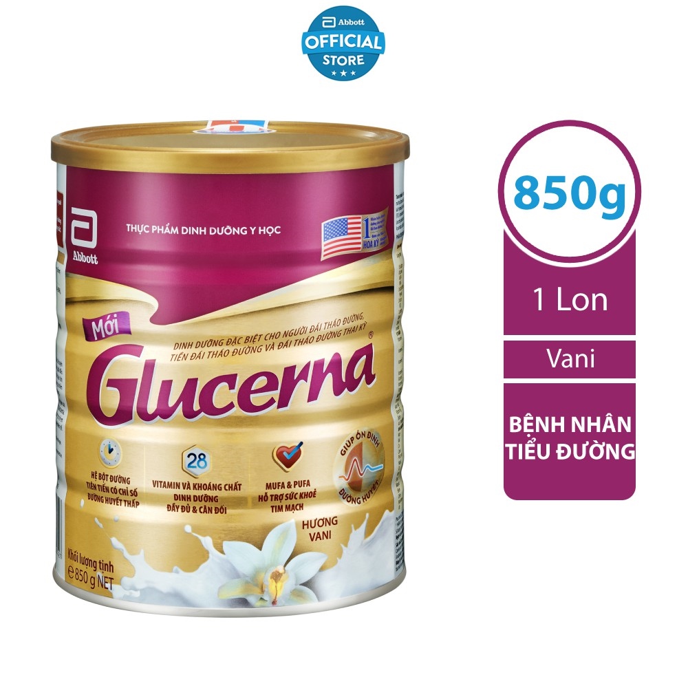 Hot sales cheap Sữa bột dành cho người bị tiểu đường Glucerna Abbott 850g