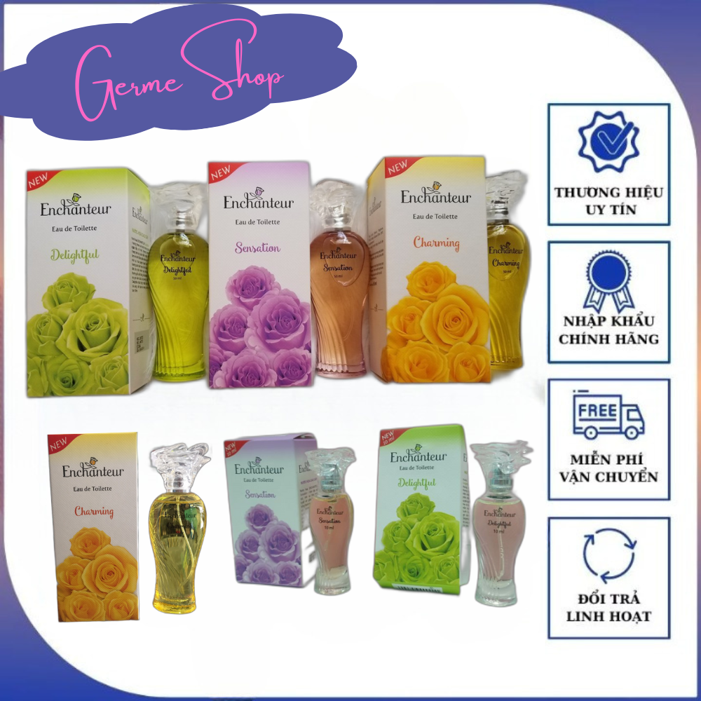 Nước hoa Enchanteur hương nước hoa pháp 10ml