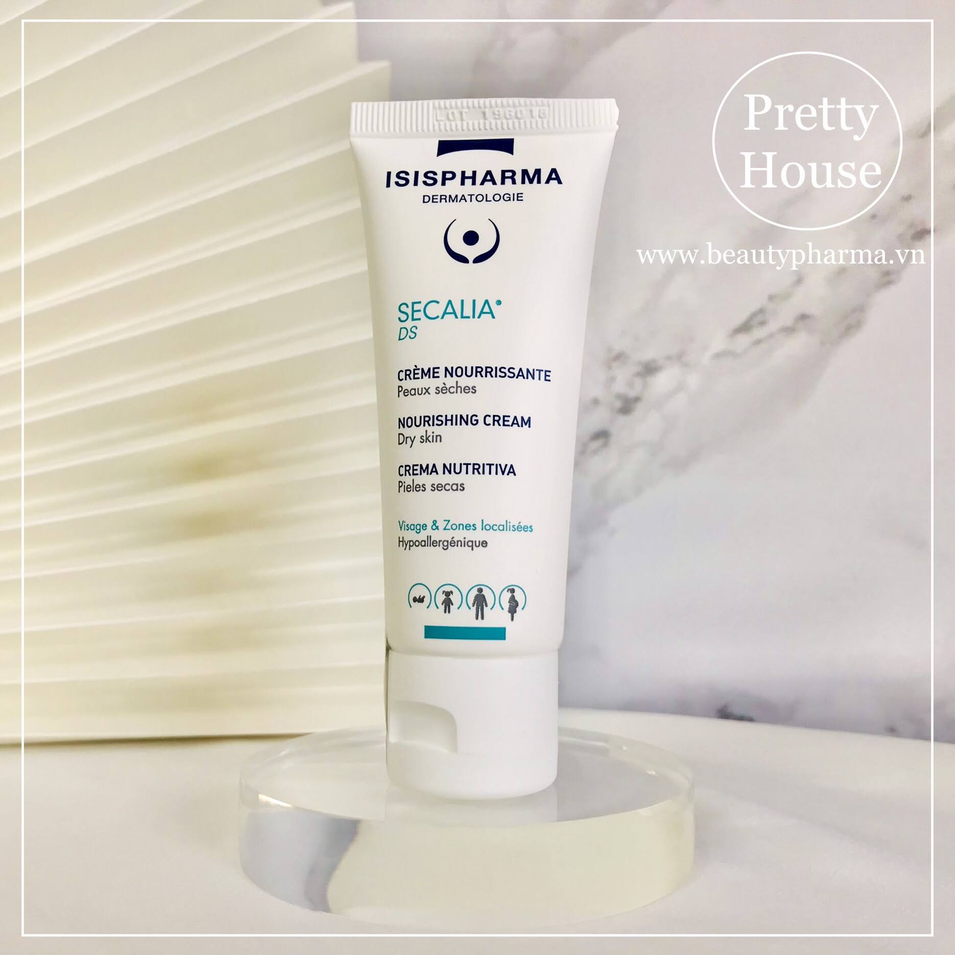 Kem dưỡng ẩm làm mềm da secalia ds isis pharma