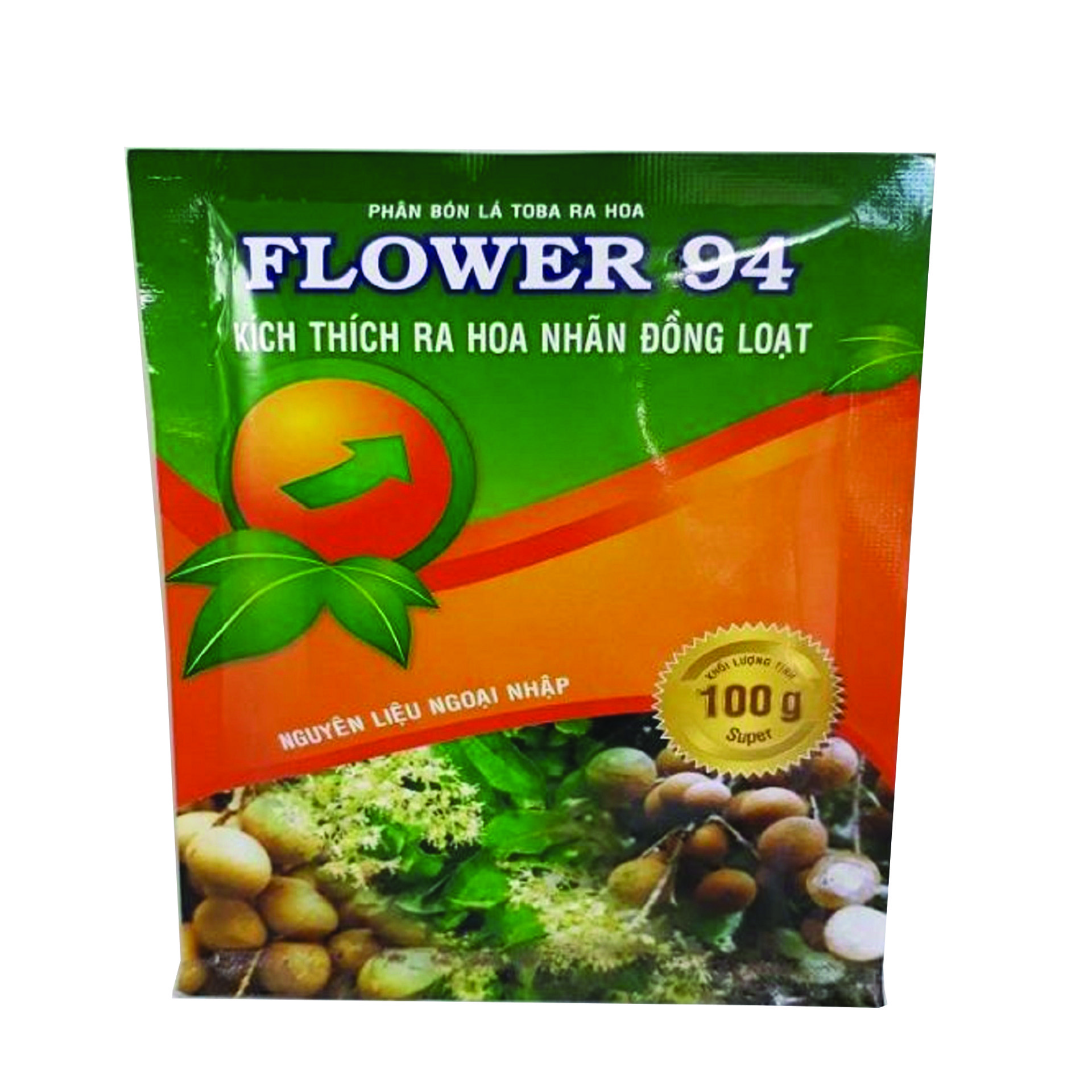 Kích ra hoa Nhãn Flower 94 (100g) giúp ra hoa đồng loạt, sớm, tập trung