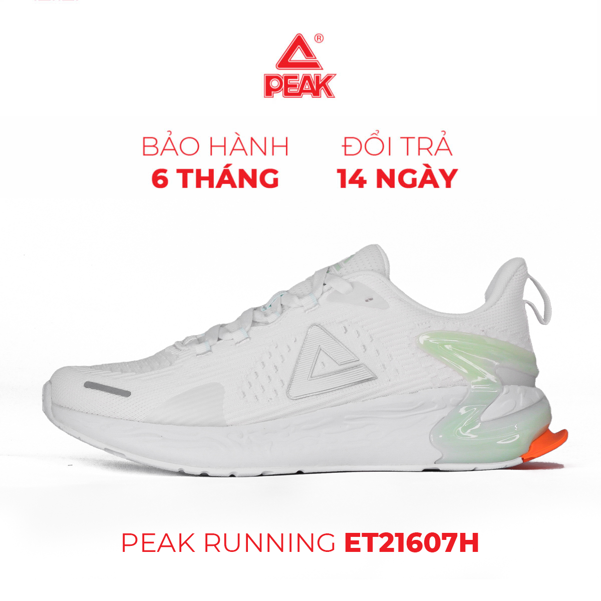 Giày chạy bộ peak state đế thấp thoải mái thoáng khí et21607h