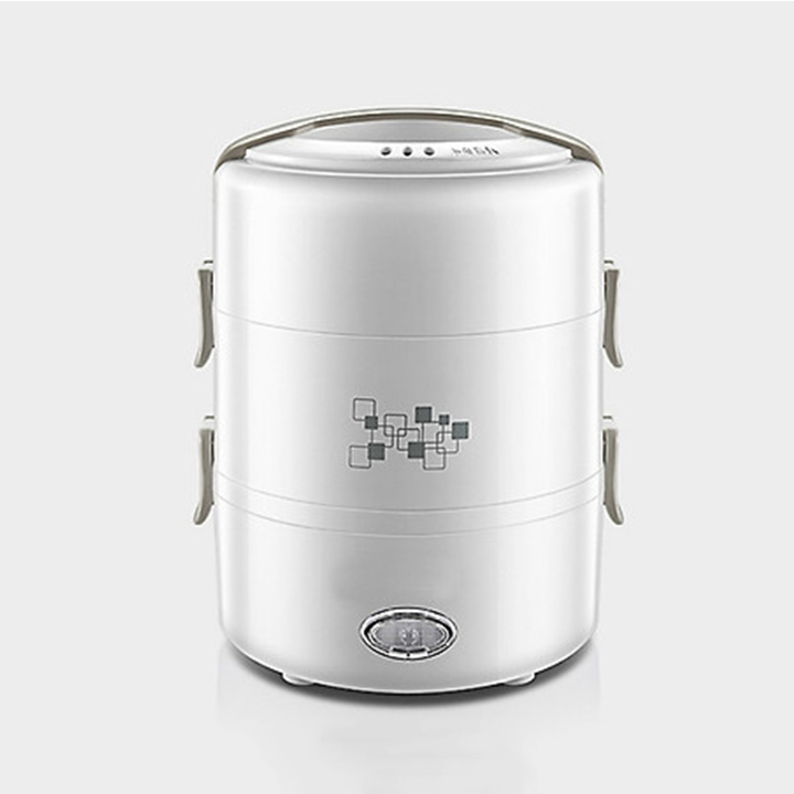 Hộp cơm điện đa năng YOICE Y-DFH16 BẠC - 3 tầng, khay inox không rỉ