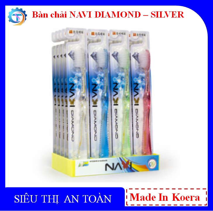 Bàn chải đánh răng NAVI DIAMOND – SILVER Hàn Quốc