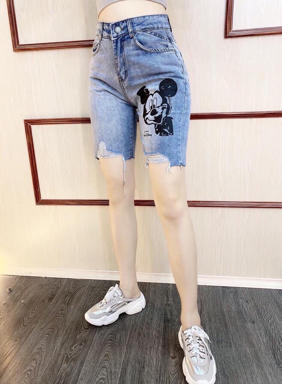 Quần Jean Lửng Nữ Thời Trang Cao Cấp Siêu Đẹp Mẫu Mới Flood QD16