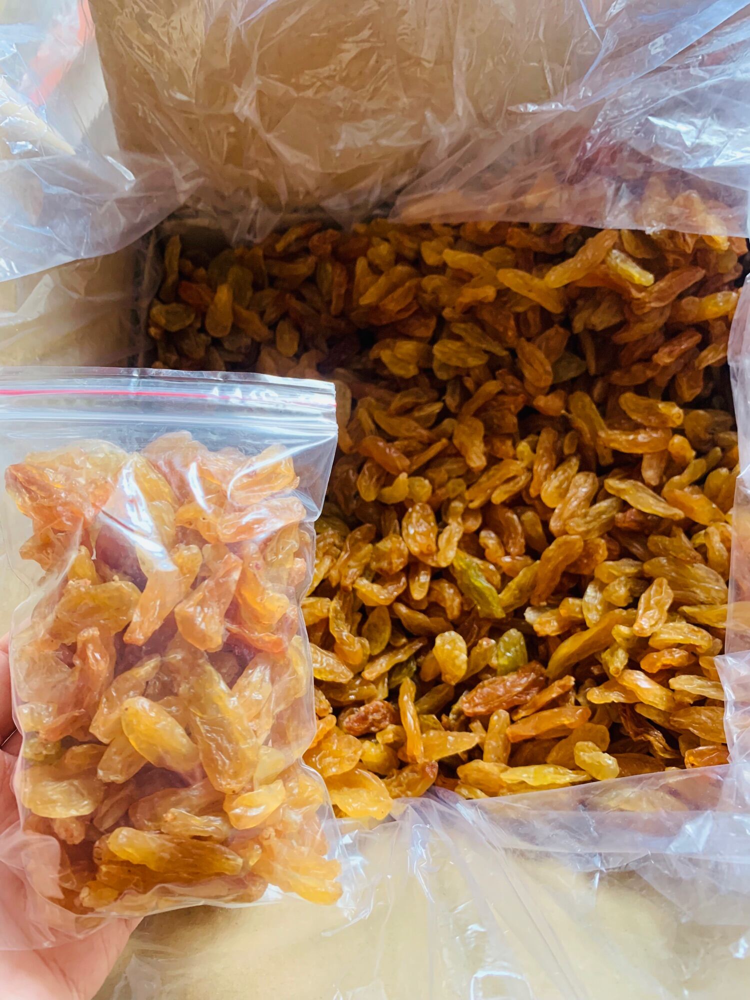 Nho khô vàng ấn độ 1kg