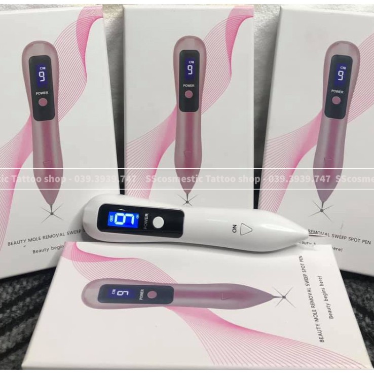 Máy đốt nốt ruồi 💗freeship💗máy hết mụn, đốt mụn thịt dùng trong spa-9 chế độ