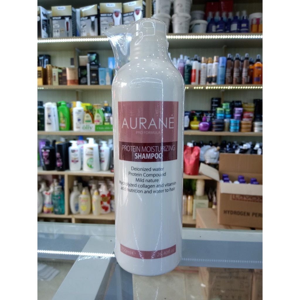 Dầu gội dưỡng ẩm tăng cường dưỡng chất Aurane Protein Moisturizing shampoo 750ml