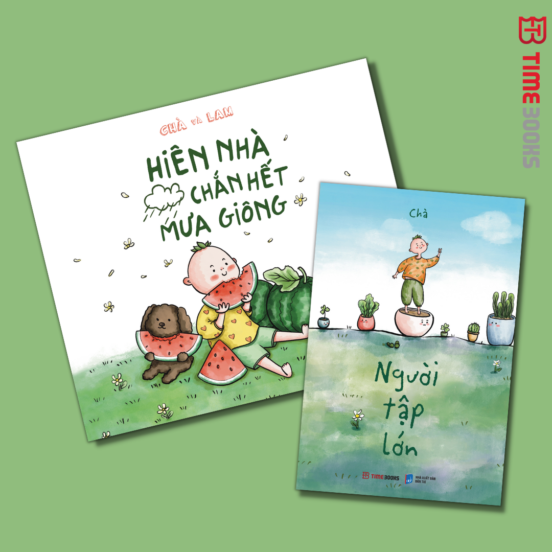 Combo 2q sách chà: người tập lớn + hiên nhà chắn hết mưa giông