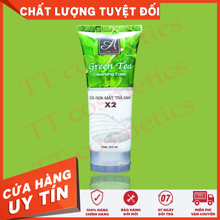 Sữa rửa mặt trà xanh x2 A cosmetics
