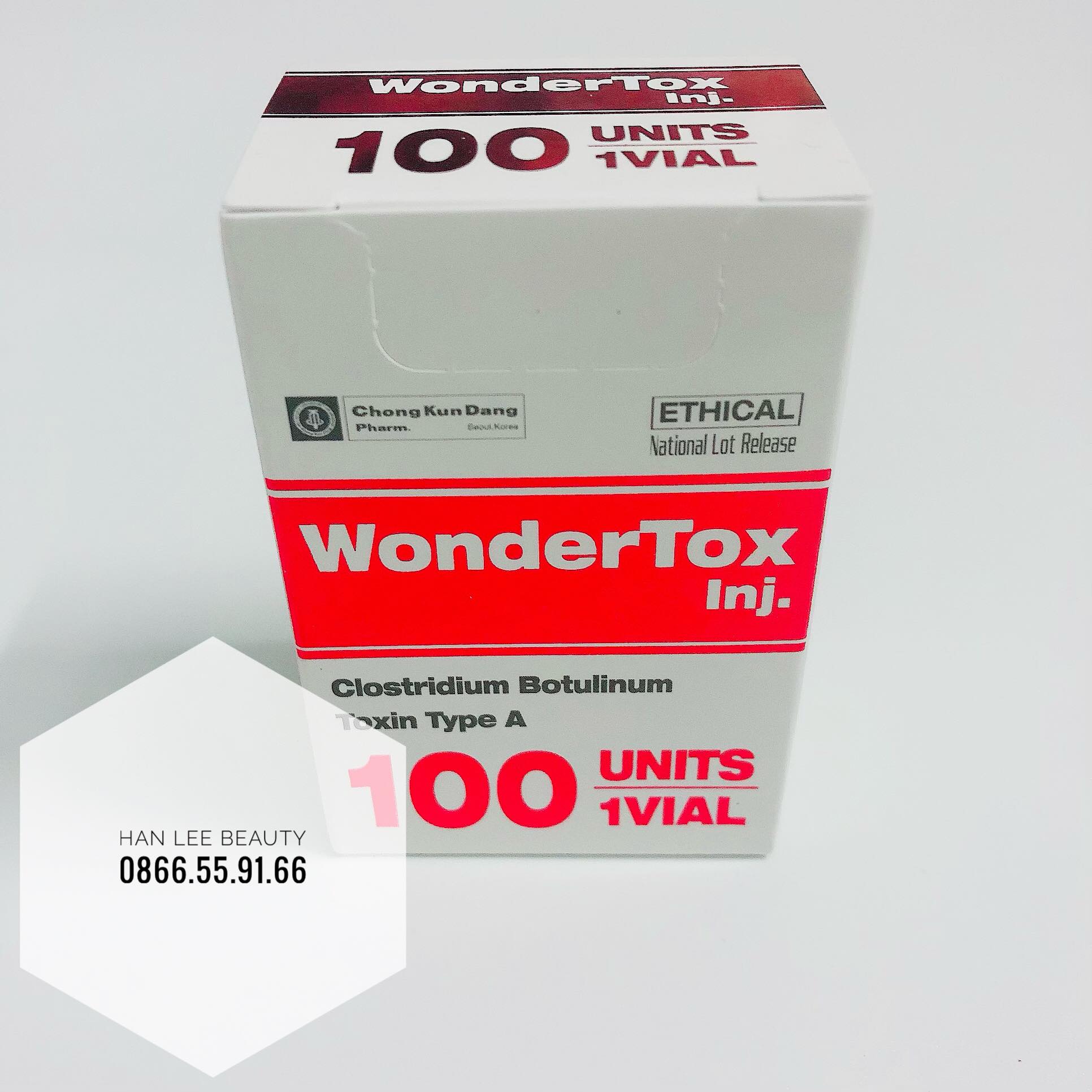 Botox wondertox 100 hàn quốc an toàn hiệu quả độ bền lâu sản phẩm chính hãng