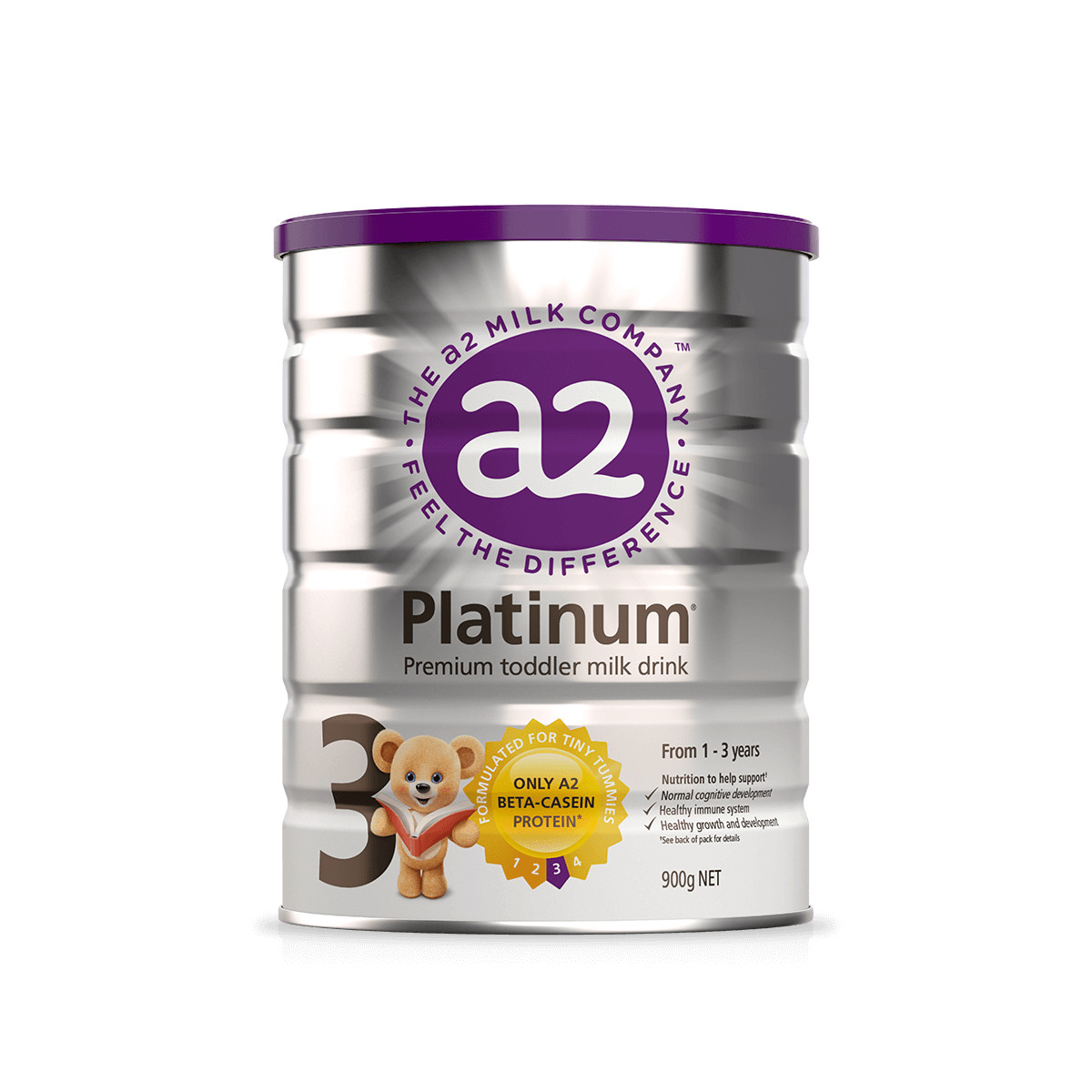 Sữa Công Thức Úc A2 Platinum Toddler Formula Stage 3 1-3yrs 900g Trẻ Từ 1