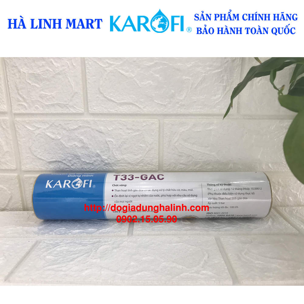Lõi lọc nước số 5 karofi - t33-gac