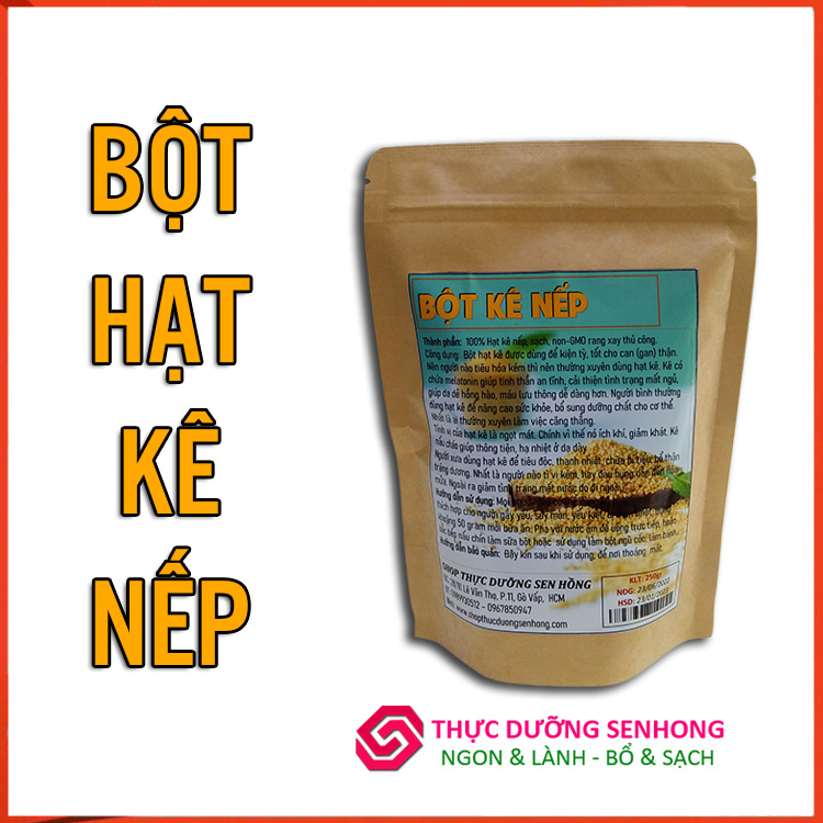 Bột hạt kê nếp rang chín, xay mịn thơm ngon bổ dưỡng