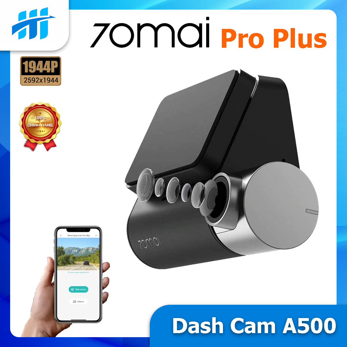 Camera hành trình 70mai Dash Cam Pro Plus A500s - Bản quốc tế