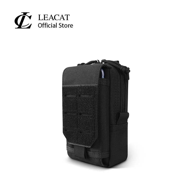 Leacat 1000D Tactical Waist Bag Outdoor Men EDC Tool Bag Vest Pack Purse Mobile Phone Bag Case