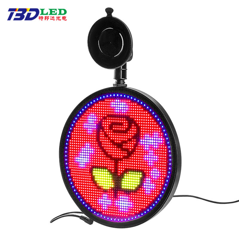 +pa Hàng Mới LED Màn Hình Ô Tô Điện Thoại Di Động Thay Đổi Từ LED Màn Hình Biểu Tượng Cảm Xúc Gửi Không Dây KTV Đồ Dùng LED Màn Hình Hiển Thị