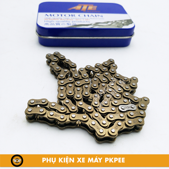 Sên Cam ATE Racing 25H Gắn Dream, Wave, xe Trung Quốc