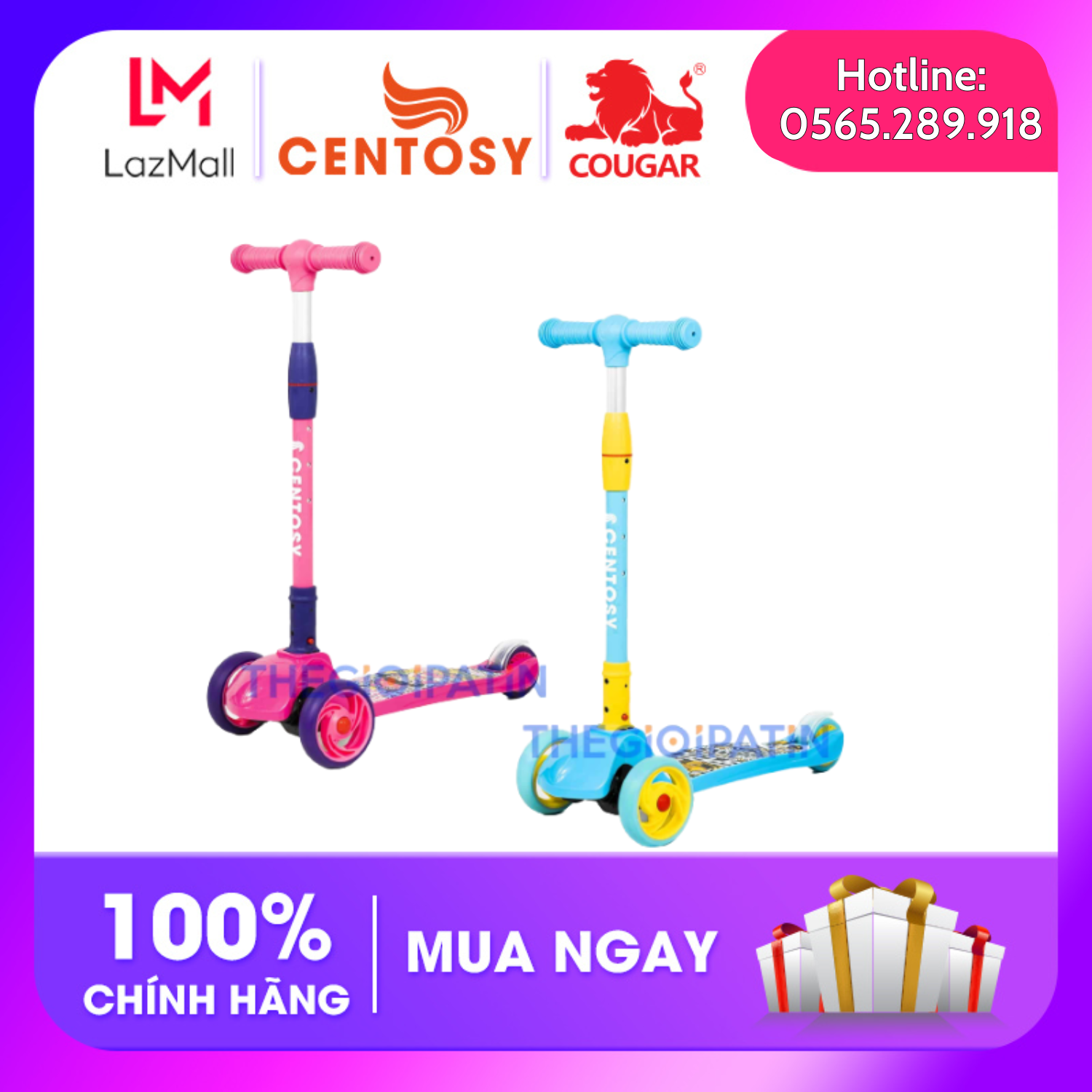 Xe Scooter Centosy MHBC 026 , xe scooter trẻ em chính hãng