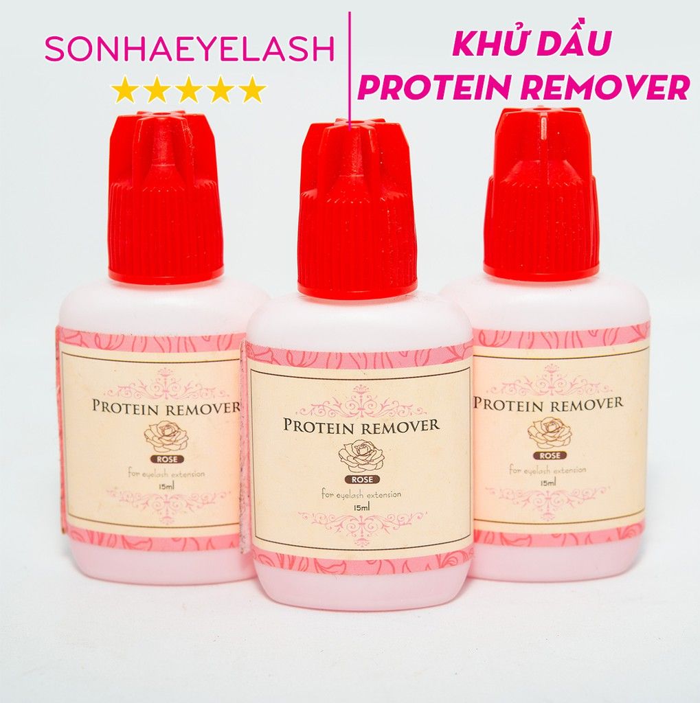 Protein remover ,khử dầu trên mi protein remover, giúp cân bằng ẩm, nối mi bền hơn