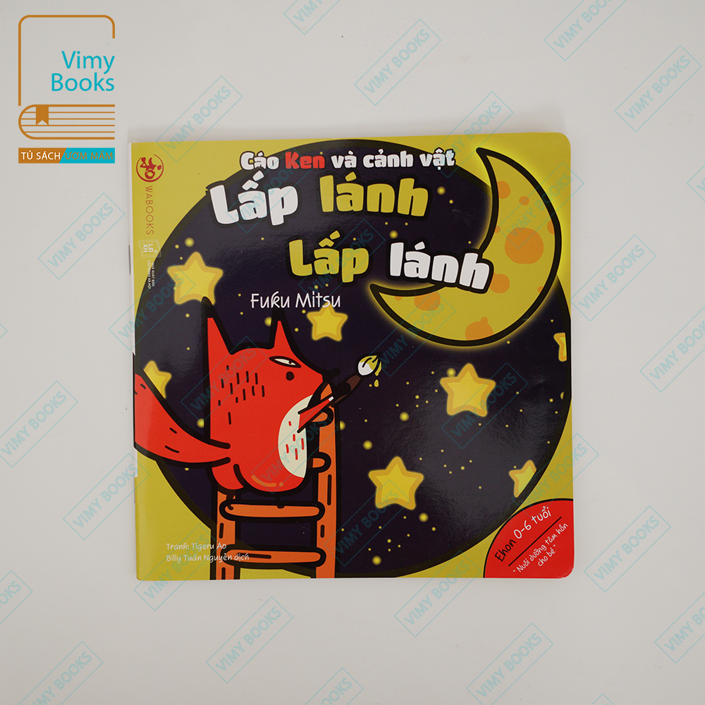 Sách - ehon âm thanh - lấp lánh lấp lánh - cáo ken và cảnh vật