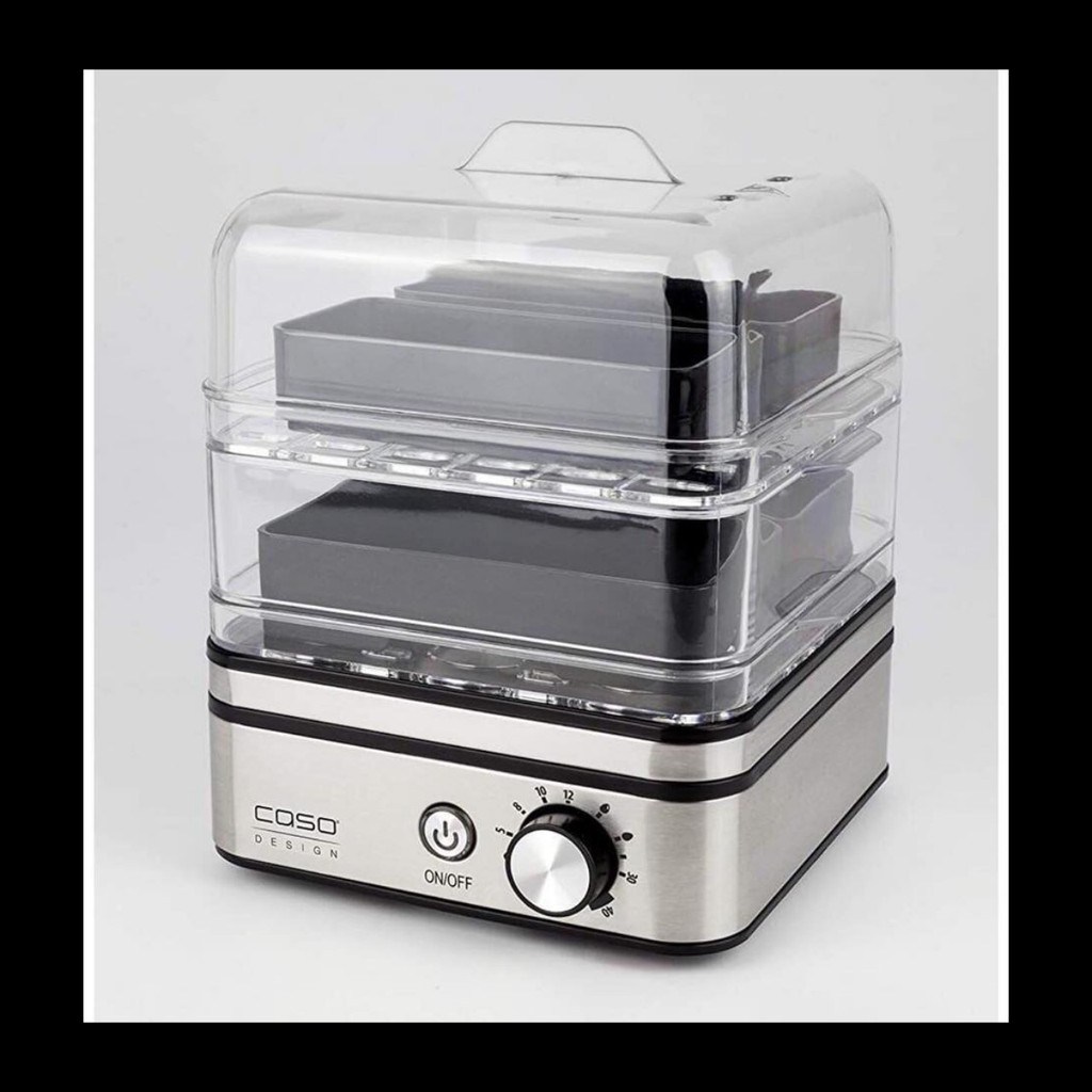 Nồi hấp điện 2 tầng mini caso ed10 germany