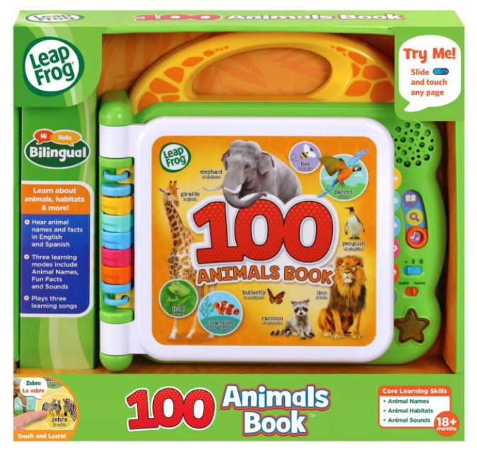 Sách cảm ứng LeapFrog - 100 con vật