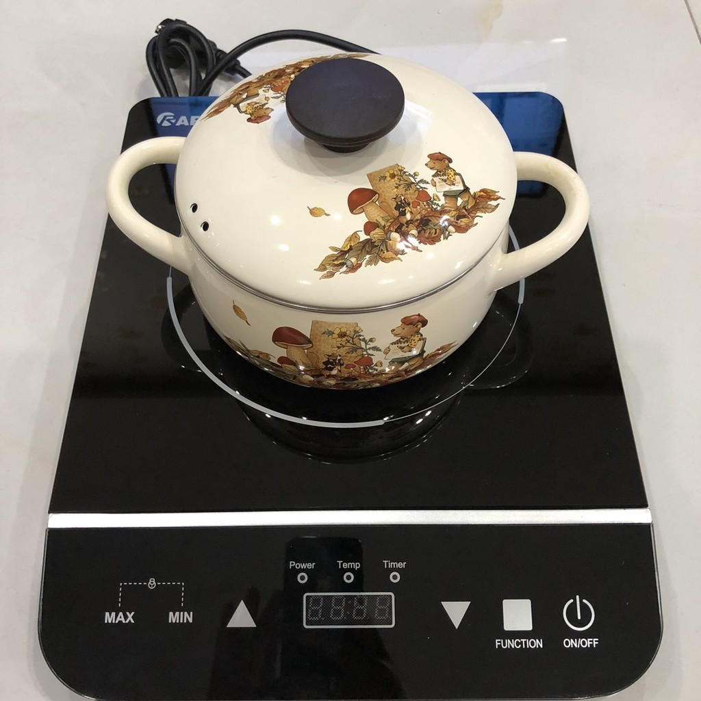 Bếp từ đơn Rapido - Ferroli RI2000ES Cao Cấp. Lõi đồng nguyên chất, cảm ứng thông minh, mặt kính cường lực tốt.