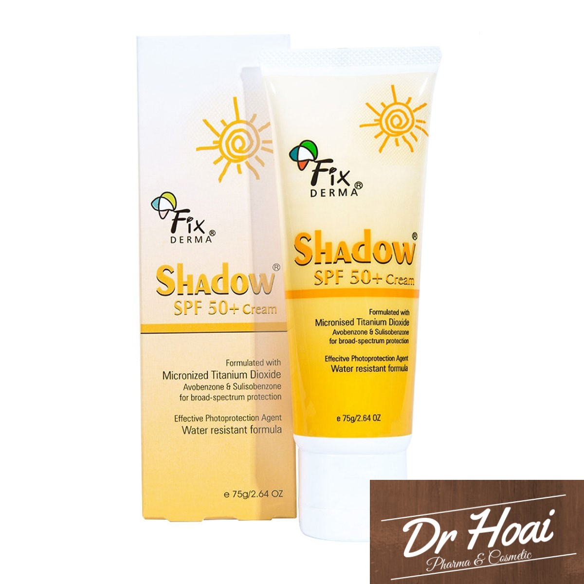 Kem chống nắng fixderma shadow spf50+ cream - gel 75g