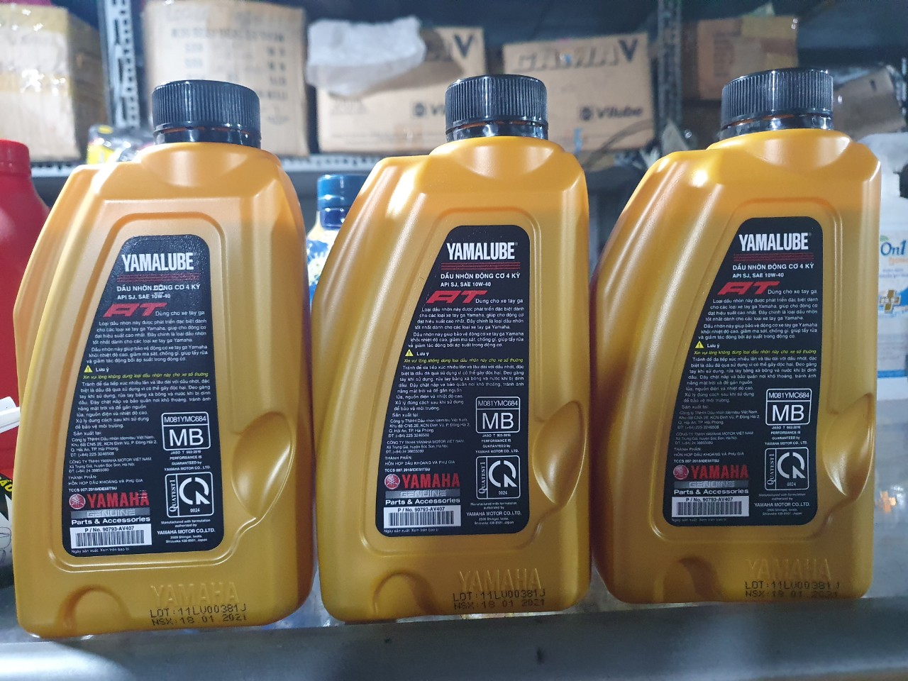 Nhớt Yamaha 10W40 800ml dành cho xe tay ga
