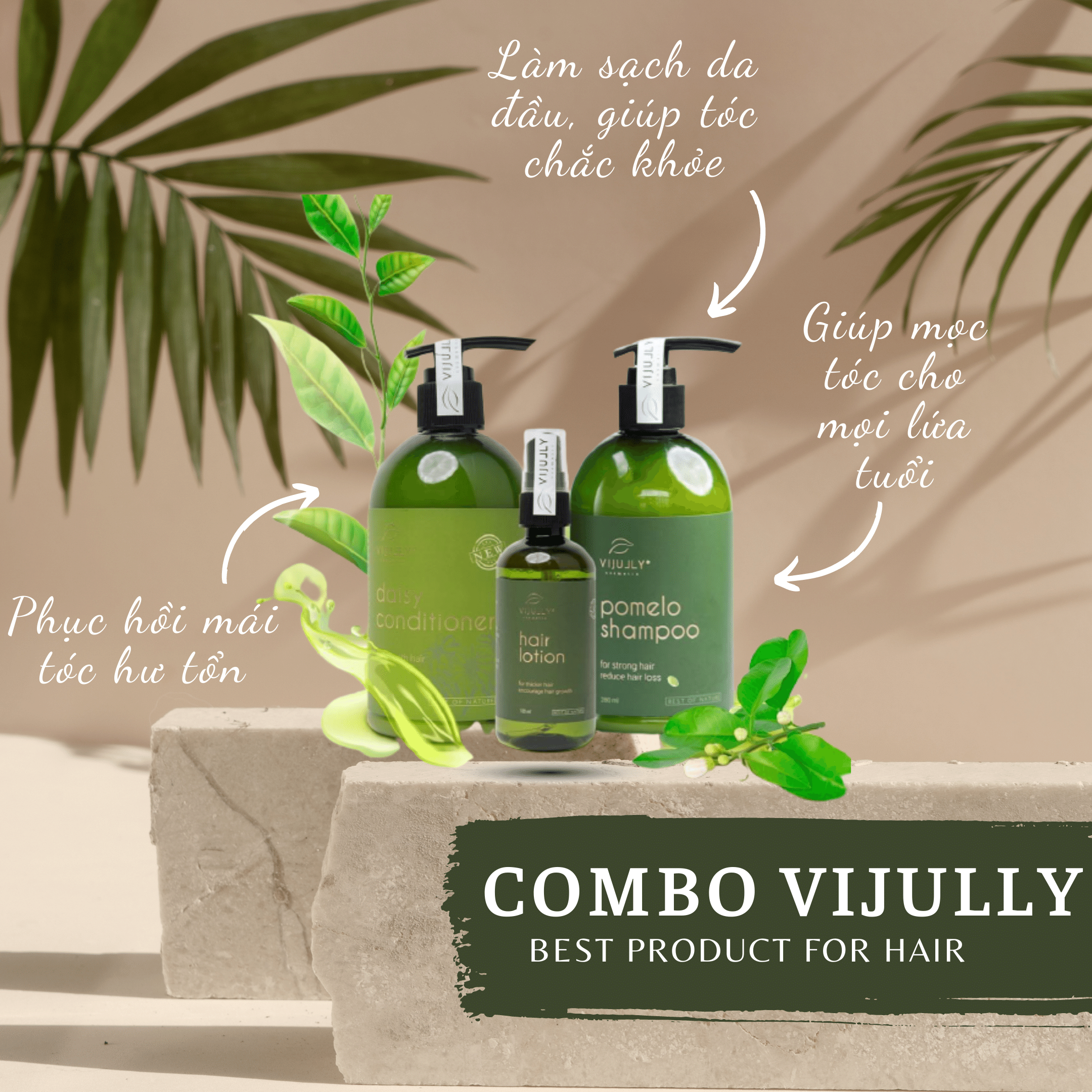 Combo 4 xịt, 3 gội 5 xả
