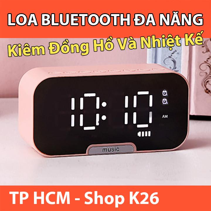 Loa Bluetooth Kiêm Đồng Hồ Báo Thức Và Nghe Đài FM