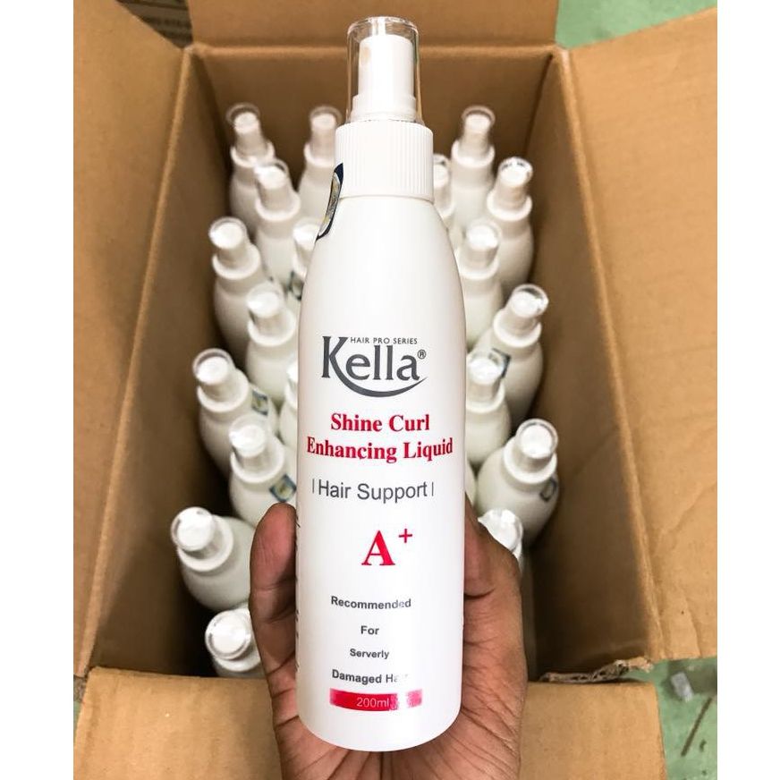 Sữa dinh dưỡng dành cho tóc uốn xoăn Kella Shine Curl Enhancing Liquid 200ml