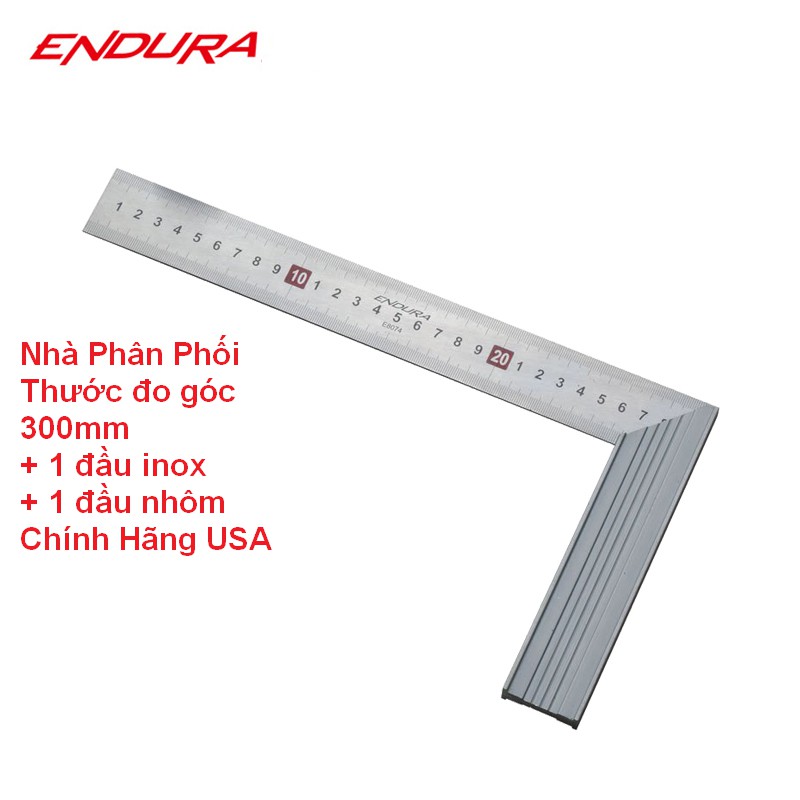 Thước đo góc 300mm endura e8074 or asaki ak-2643