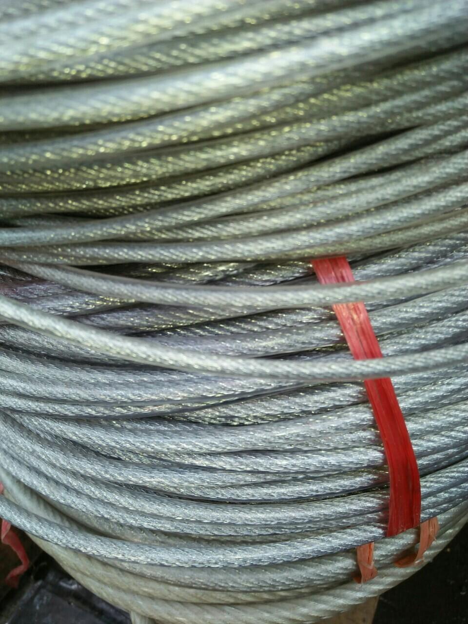 45k / 10m, mua từ 100m còn 4k/mét Dây cáp bọc nhựa 4mm, dây phơi, dây treo.