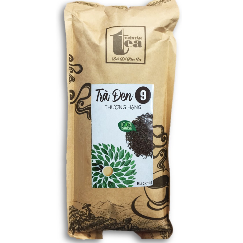Trà đen số 9 thiện tâm thượng hạng pha trà sữa gói 500g