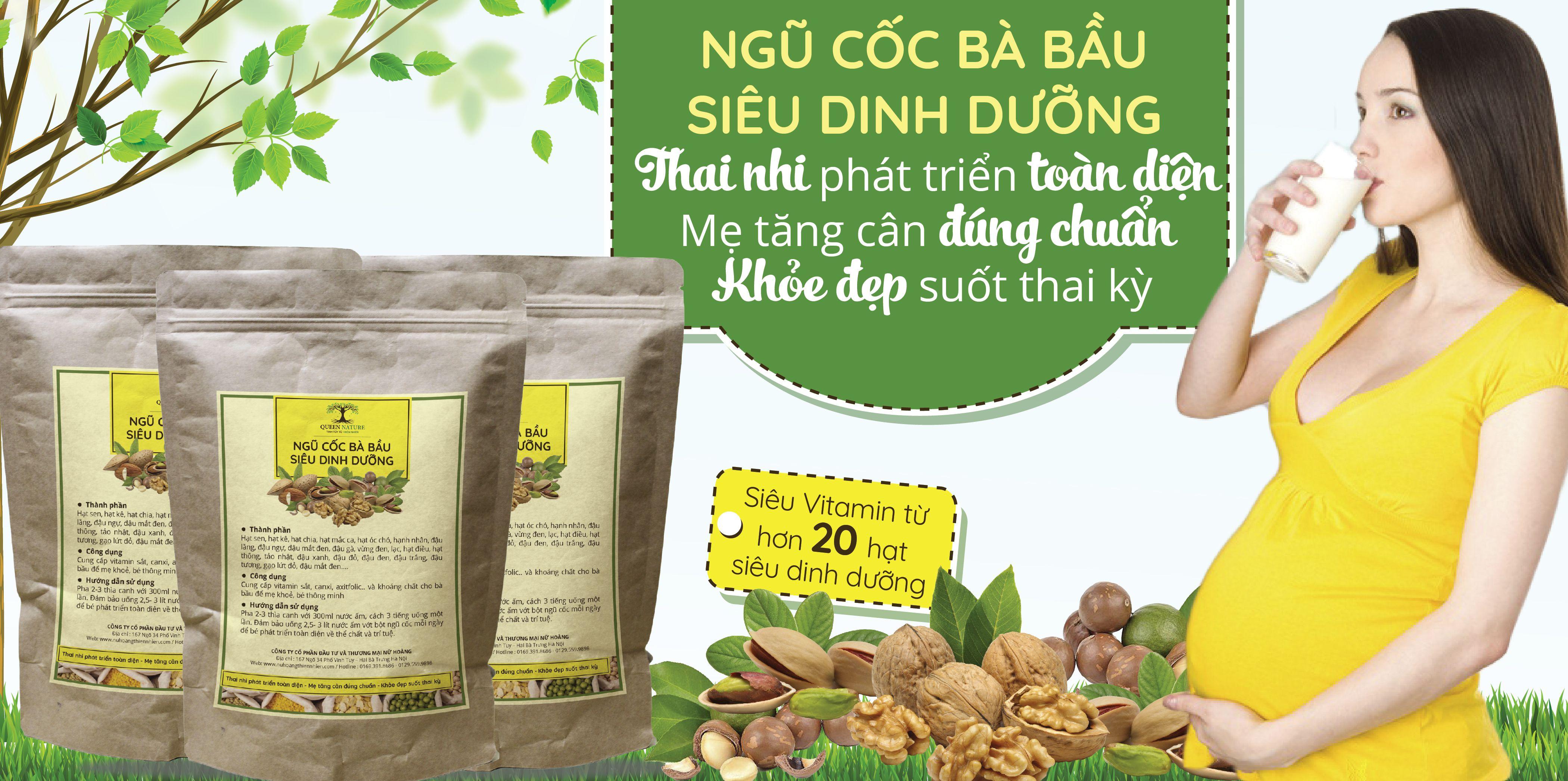 Ngũ cốc bà bầu queen nature