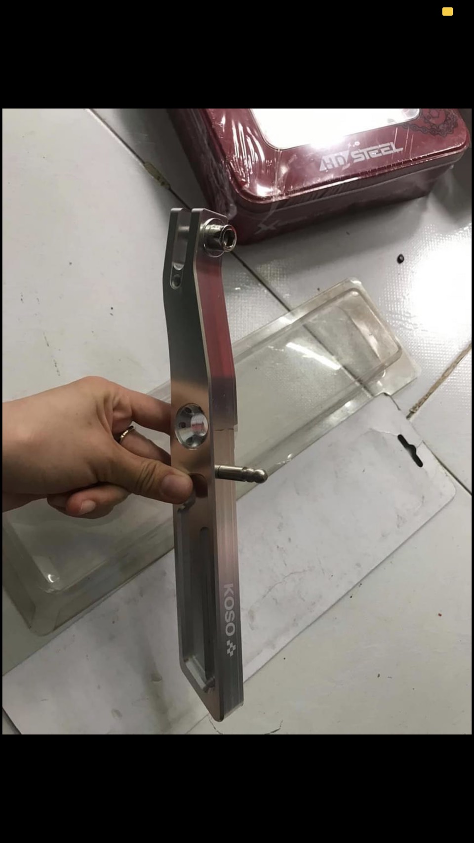 Chân chống nghiêng Koso CNC cho mọi xe máy