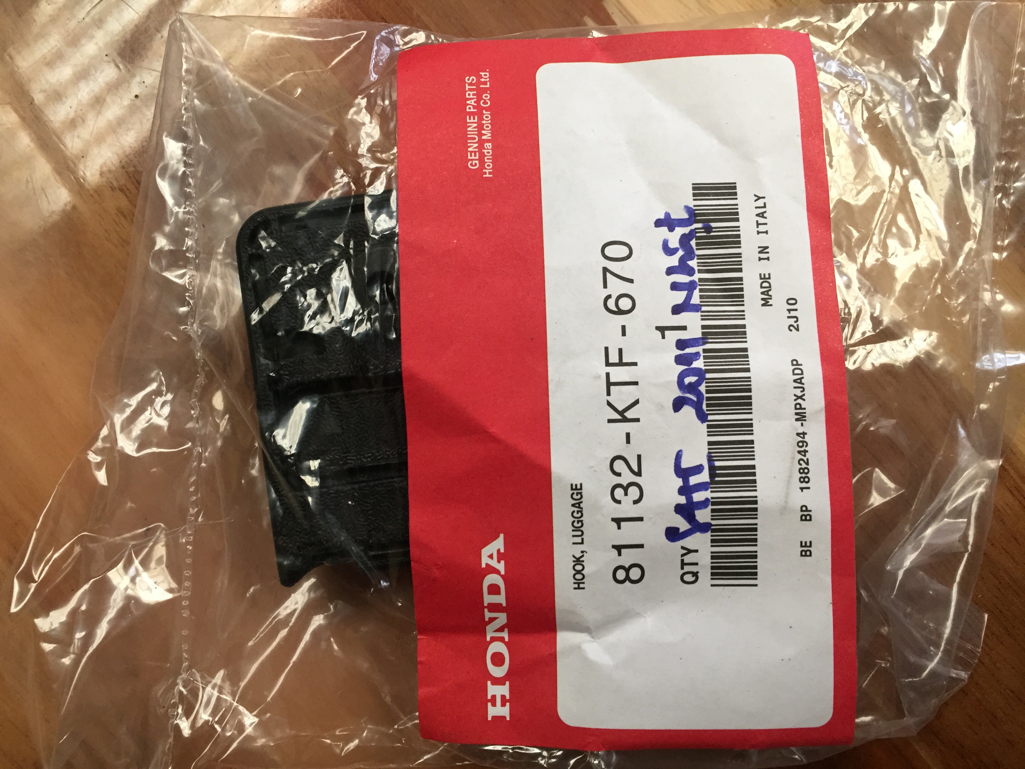 Móc treo đồ honda sh ý/sh việt/sh mode/lead 125 chính hãng honda